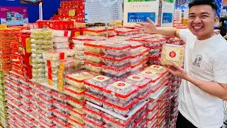 SIÊU THỊ HẠT ĐIỀU, BÁNH MỨT, DƯA KIỆU TẾT Bà Con Mua Sắm Nhộn Nhịp 