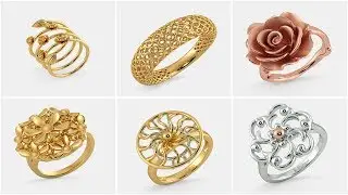 Latest Gold Ring Designs For Women 2018 | Finger Ring Design In Gold For Ladies