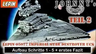 Part 2 - Lepin 05027 Imperial Star Destroyer - first half construction & first conclusion