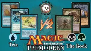 🇦🇷💀MTG PREMODERN PAPER GAMEPLAY/ Trix 🔵 (Silvano) Vs. The rock ⚫️🟢 (Matias)/ TOSLP 💀🇦🇷