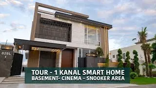 TOUR: 1 Kanal Smart Home with Basement & Cinema DHA Phase 6 Sector L | Mohsin Ali  - Opulent Homes