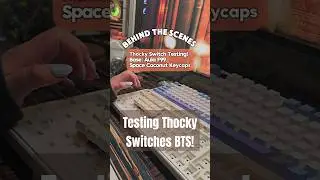 Testing Thocky Switches - Whats Best? #keyboardasmr #thocky #thockykeyboard #asmr #keyboardswitches