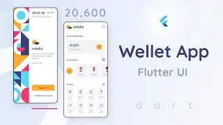 Flutter Wallet App UI | Flutter UI | Flutter Tutorial