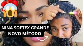 Como colocar Nina Softex Longo, Grande, sem volume, Crochet Braids
