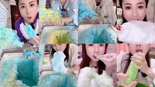 (HER SOLO) ONLY BITES | ASMR | FREEZER FROST ICE EATING
