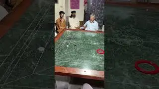 Craziest Trick Shot Ever 😱 Must Watch Carrom Shock Scen#usa trending #trending game#shorts