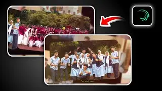 Trending School & College Memories Reels Editing In Alight Motion | Photo Slideshow Video Editing