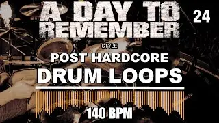 Post Hardcore Drum Loops I A Day To Remember Style I 140 BPM I Full Arrangement