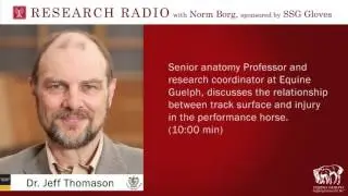 Episode 1 |  Dr. Jeff Thomason - track surface and injury in the performance horse