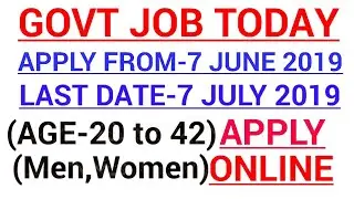 Govt jobs in july 2019|Latest Govt jobs 2019|Latest Govt jobs july 2019|All India Govt jobs