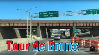 Tour de Bronx 2023 | Driving Full Circle Around the Bronx | NYC Drive | ASMR