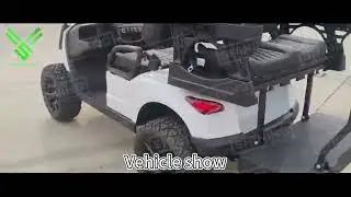 ✨ Sleek White Electric Golf Cart: Bold Design + Smooth Performance | Shining Vehicle