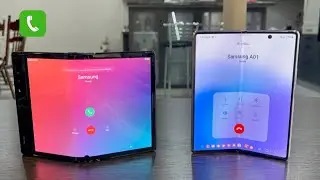 Royole FlexPai RY1201 vs Samsung Z fold3 Incoming call