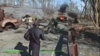 Fallout 4 gameplay commentary/ baseball card location