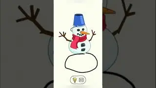 DOP draw one part snowman