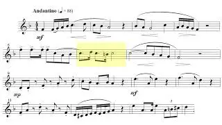 Trumpet Training speed district solo 25 26