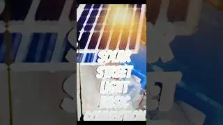 solar street lights basic connection #solar #solar light #kakinada #vlog