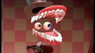 Caine, but he be bustin' a real Spamton