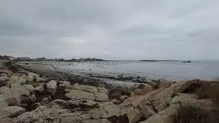 View Of The Coast, 22300 Tr&eacute;drez-Locqu&eacute;meau C&ocirc;tes-d'Armor Brittany France 29th August 2023 #4k