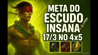 🎯 LEE SIN TOP 17/3 NO 4x5 &ndash; META DO ESCUDO EST&Aacute; INSANA! 🔥