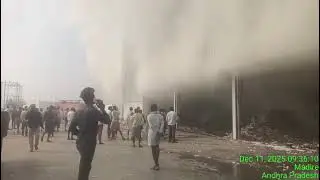 Adoni cotton factory fire accident 🔥🚒