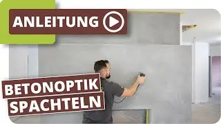 Spachteltechnik in Betonoptik