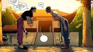 Spider-Man Learns Kung Fu From Shang Chi