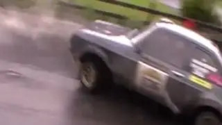 Amazing crash at Carlow rally race 2013