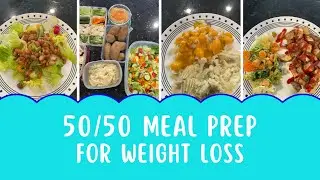 PLANT BASED MEAL PREP FOR 50/50 PLATES/Weight Loss/Starch Solution