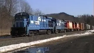 Conrail in the 1990's: REEL 3 Conrail Boston Line Springfield area and Selkirk Branch