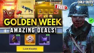 FREE Zombie Wicht Warden | Golden Week Discounts | 100+ Secret Cache Crates | COD Mobile | CODM