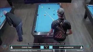 CHRIS TOM vs DAN ANDERSON - HIDDEN POCKET - TABLE 10 | EvoSports