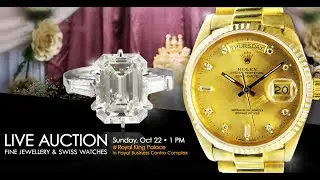 Surrey, BC - Live Auction October 22nd 1pm - Fine Jewellery & Swiss Watches