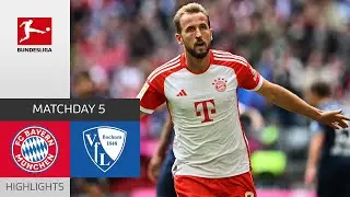 FC Bayern M&uuml;nchen - VfL Bochum 7-0 | Highlights | Matchday 5 &ndash; Bundesliga 2023/24