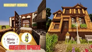 MINIATURIA BEDROCK | Huge creative update! 400+ building material blocks | Bananabliss