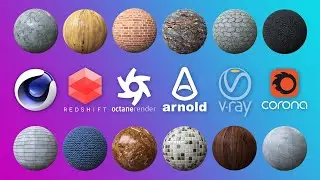 Free Cinema 4D Materials - Redshift, Octane, Arnold, V-ray & Corona