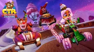 Crash Team Racing Nitro Fueled - Gingerbread Joyride Shortcuts
