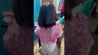 My little cute client  #blunthaircut @lian salon & academy by sabita