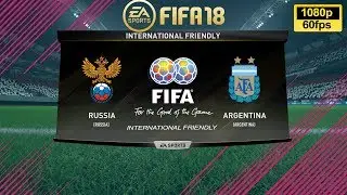 FIFA 18 Russia vs Argentina | International Friendly | PS4 Full Match