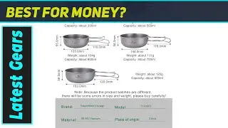 Boundless Voyage Titanium Bowls: The ULTIMATE Lightweight Camping Cookware!