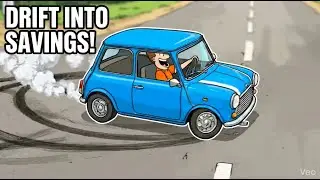 How not to drive after passing your driving test. Mad mini driver