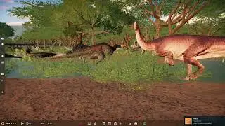 Plateosaurus in a peaceful African Grassland sancuary| Prehistoric Kingdom