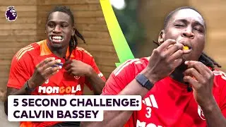 HOW DID HE FIT 22?! 🤣 Hilarious Forfeits With Calvin Bassey | 5-second Rule