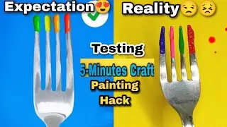 Testing out 5-minutes Craft Painting hack in tamil