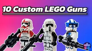 10 Easy LEGO Guns For Your Minifigures!