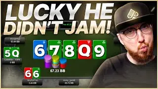 SCOOP Win Luckiest Hand EVER?! (Holdem Resources Calculator GTO Poker ICM Analysis)