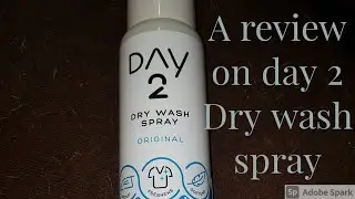 reviewing day 2 dry wash spray