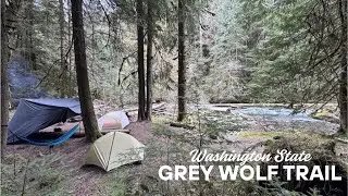 Early season backpacking on the Olympic Peninsula in Washington State