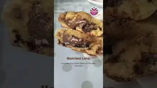 Center Filled Cookies 🍪 Hazelnut Lava & Red Velvet #cookies