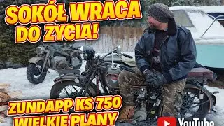 Sok&oacute;ł 1000 wraca do życia po latach spędzonych w garażu. Zundapp ks75O Wielkie plany 